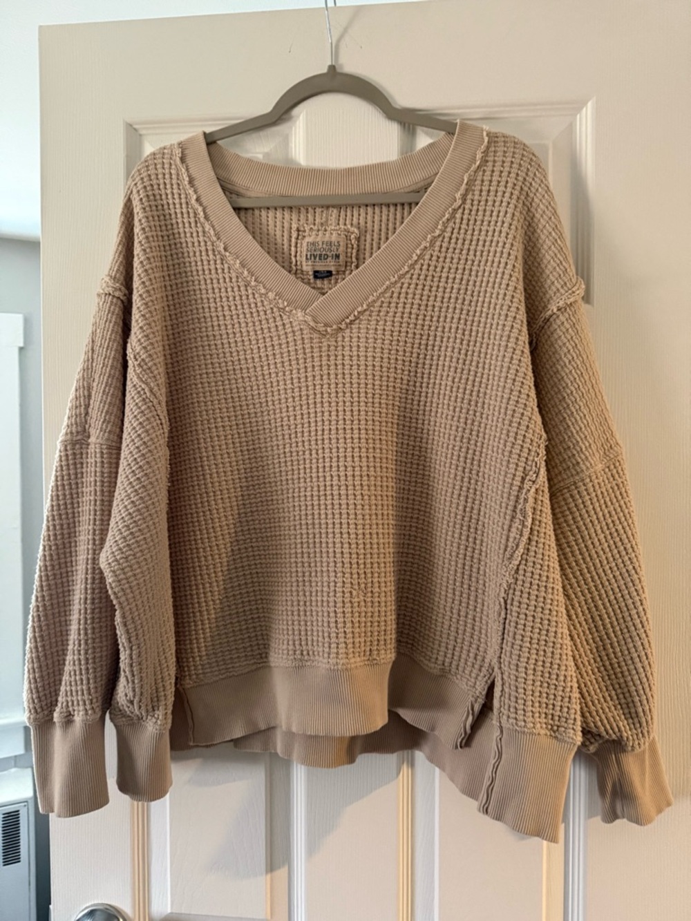 American Eagle Waffle Knit Sweater